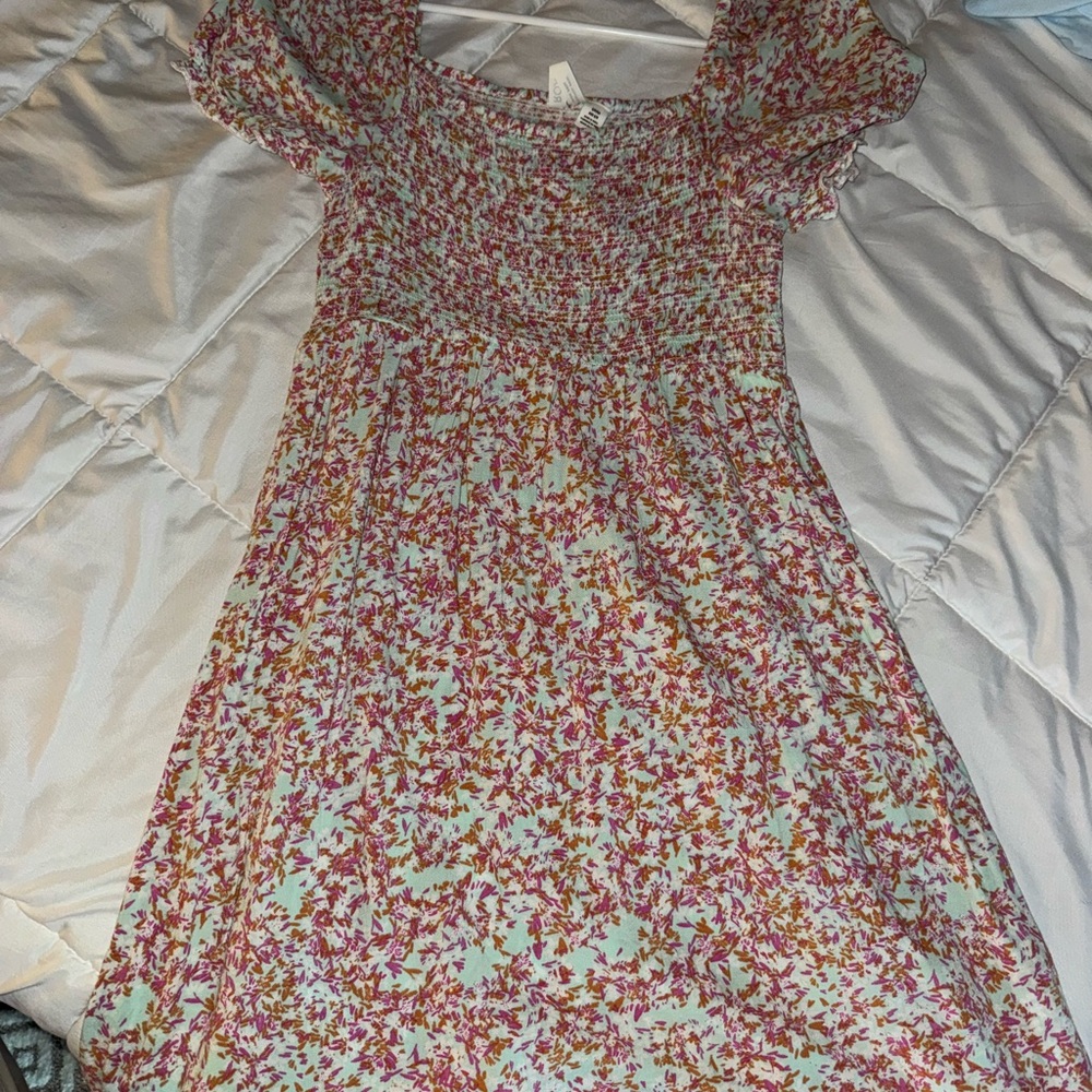 Roxy Floral Mini Dress - Floral Pattern